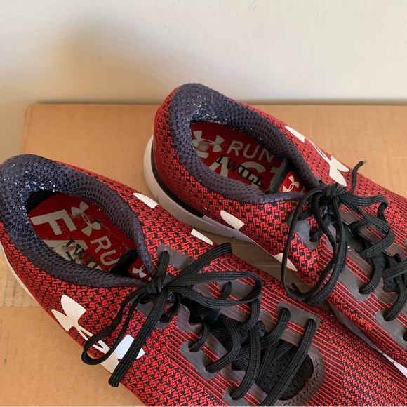 UA Men’s Red Charged Sneakers - Picture 4 of 4